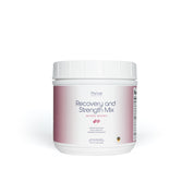 Recovery and Strength Mix. Mixed Berry. support Recovery, Build Strength, Optimize Performance. Dietary Supplement. Net WT 23.28 oz